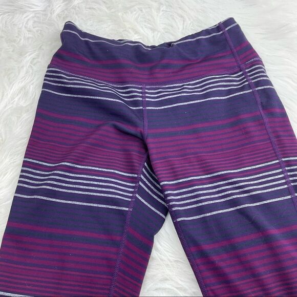 Athleta Chaturanga Striped Mid-Rise Leggings - Picture 4 of 7